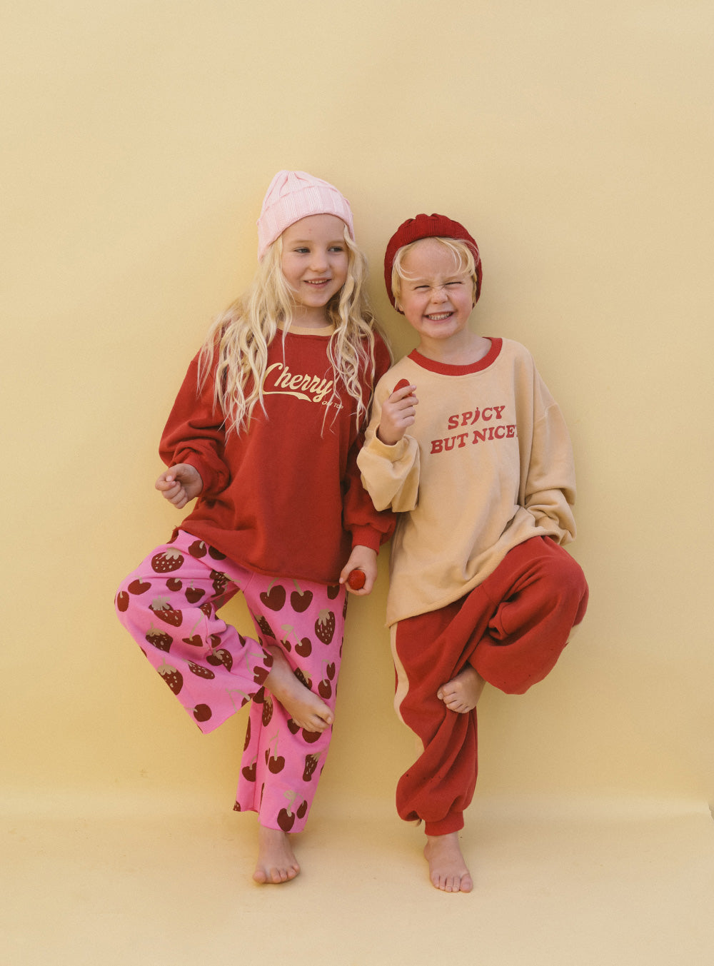 Cherry On Bottom Tracky Pants