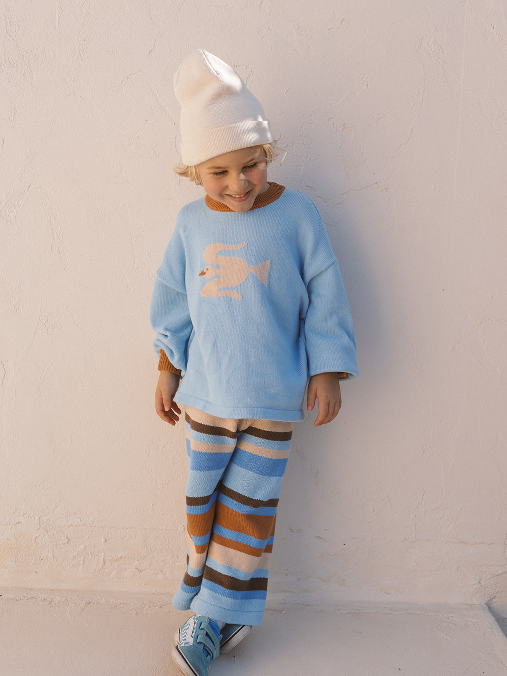 Coastal Stripe Knit Pants