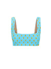 Mist & Marigold Scrunchie Crop
