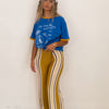 Ochre Stripe Knit Pant