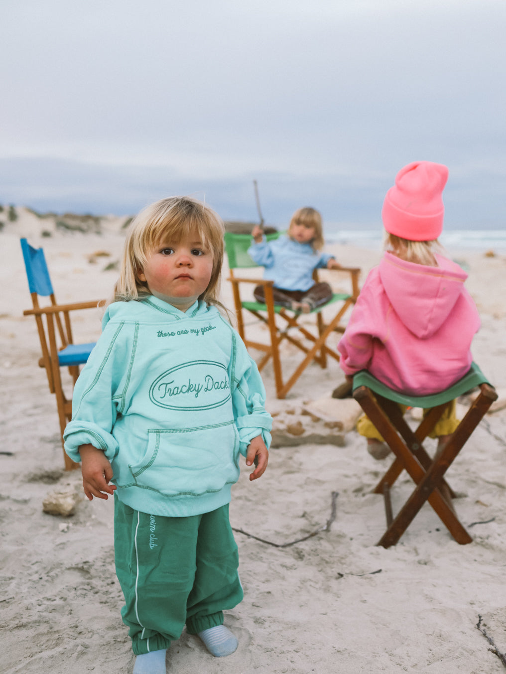 Good Tracky Dacks Aqua Hoodie