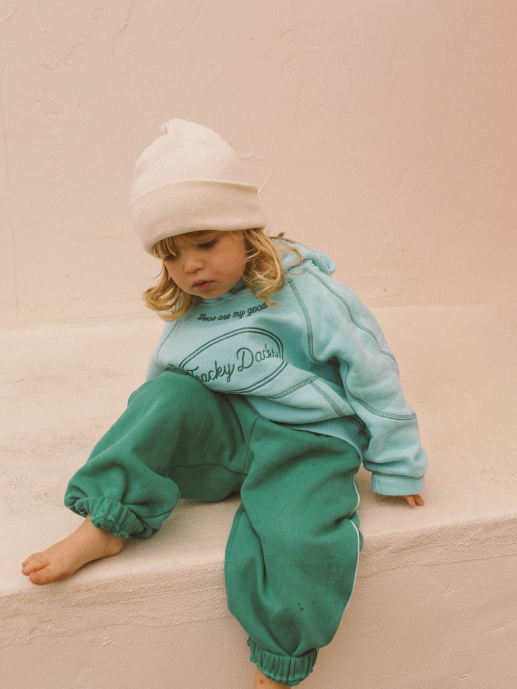 Good Tracky Dacks Aqua Hoodie