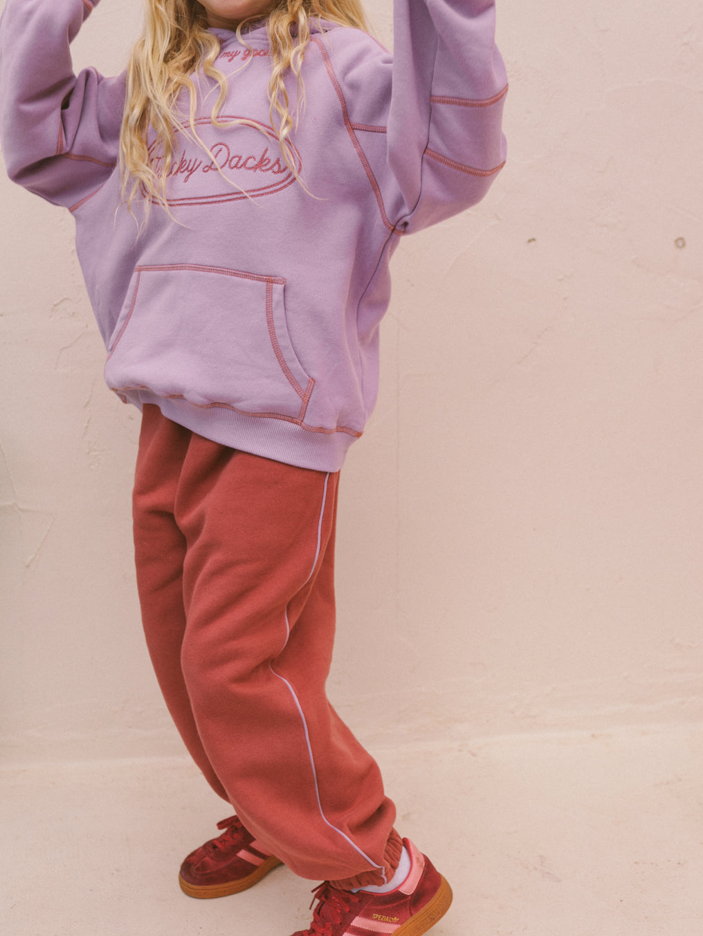 Good Tracky Dacks Dusty Red