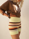 Butter Brown Knit Short